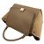 Céline Borsa tote e a spalla Trapeze verde taupe - vista 4