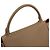 Céline Borsa tote e a spalla Trapeze verde taupe - vista 8