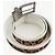 Dolce & Gabbana White Leopard Pattern Silver Buckle Belt - view 2