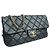 Chanel Serie di borse a spalla e crossbody in catena khaki con cucitura selvaggia blu navy - vista 2