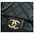 Chanel Serie di borse a spalla e crossbody in catena khaki con cucitura selvaggia blu navy - vista 7