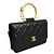 Chanel Borsa a tracolla WOC con manico in perle in tono oro nero - vista 2