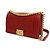 Boy Chanel Borsa a tracolla media in caviale rosso e dorato - Serie - vista 2