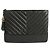 Chanel Clutch Gabrielle Medio Vintage Nero