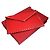 Valentino Borsa Clutch Rossa con Borchie Argento Rosso - vista 6
