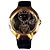 Louis Vuitton Relógio de couro dourado com tourbillon voador Boyaize