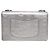 Chanel Borsa a spalla con catena in rilievo CC argento - vista 3