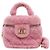 Chanel Borsa Vanity in shearling rosa