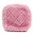 Chanel Borsa Vanity in shearling rosa - vista 4