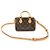 Louis Vuitton Nano Speedy aus Monogramm-Canvas Braun