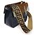 Fendi Midnight Navy Calfskin Suede FLIP Regular Tote Blu - vista 3