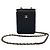 Timeless Chanel Mini borsa da trucco in catena di caviale classica con chip