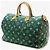 Louis Vuitton Bandoliera Speedy Monogram Verde Ver. - vista 2