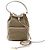 Prada Beige Jacquard Bucket Bag mit Logo
