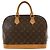 Louis Vuitton Monogramm Alma PM Tote Bag Braun