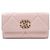 Chanel Cartera larga de piel de cordero Rosa