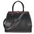 Fendi Bolso Tour Jure Mediano de Cuero Negro - vista 3