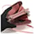 Prada Mini Bolsa Triangular Saffiano Rosa - vista 7