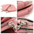 Prada Mini Bolsa Triangular Saffiano Rosa - vista 8