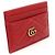 Marmont Gucci Kartenetui aus rotem Chevron-Matelassé-Leder - Ansicht 5