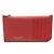 Saint Laurent Funda para tarjetas con cremallera Pragmang roja - vista 2
