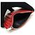 Saint Laurent Funda para tarjetas con cremallera Pragmang roja - vista 6