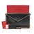 Valentino Schwarze Rockstud Umschlag-Clutch aus Kalbsleder - Ansicht 3