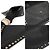 Valentino Schwarze Rockstud Umschlag-Clutch aus Kalbsleder - Ansicht 7