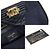 Boy Chanel Clutch Grande in Metallo Dorato Chevron Blu Navy (Serie) - vista 2