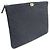 Boy Chanel Clutch Grande in Metallo Dorato Chevron Blu Navy (Serie) - vista 5