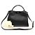 Fendi Peekaboo Regular Medium aus schwarzem Kalbsleder