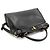Fendi Peekaboo Regular Medium aus schwarzem Kalbsleder - Ansicht 4
