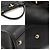 Fendi Peekaboo Regular Medium aus schwarzem Kalbsleder - Ansicht 7
