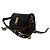 Sound Prada Piccola borsa a spalla in pelle morbida con charms Nero - vista 3