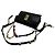 Sound Prada Piccola borsa a spalla in pelle morbida con charms Nero - vista 6