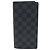 Louis Vuitton Cartera Larga Brazza en Lona Damier Graphite Castaño