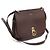 Mulberry Borsa a spalla Amberley media in pelle granata pesante Rosso - vista 3