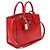 Louis Vuitton ROUGE Rosso Pelle di Vitello City Steamer PM - vista 3