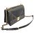 Borsa a spalla media AMA Diorama in agnello nero con catena dorata - vista 3