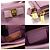 Salvatore Ferragamo Bolsa Tracy Saffiano Roxa com Laço e Barra Dourada Roxo - vista 7