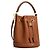 Céline Borsa Clara sottile in pelle di vitello grana tan Marrone - vista 2