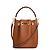 Céline Borsa Clara sottile in pelle di vitello grana tan Marrone - vista 3