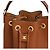 Céline Borsa Clara sottile in pelle di vitello grana tan Marrone - vista 4