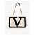 Valentino Borsa shopper piccola in pelle Napa Superstar Marrone - vista 4