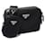 Prada Bolsa transversal com logo triangular Preto