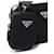 Prada Bolsa transversal com logo triangular Preto - vista 7