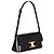 Céline Borsa a Spalla Triomphe Diane in Pelle di Vitello Nero - vista 6