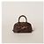 Miu Miu Piccola borsa in pelle Napa Marrone - vista 4
