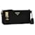 Prada Piccola borsa a spalla in nylon e pelle Nero