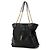 Saint Laurent Lambskin Tote Bag Schwarz - Ansicht 5